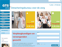 Tablet Screenshot of gtszorg.nl